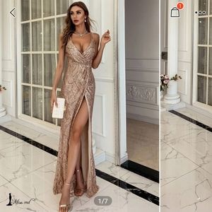 SHEIN Sequin Dress Size XL